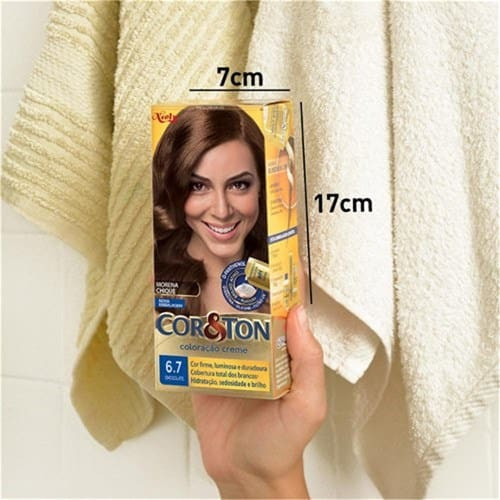 Tintura para Cabelo Chocolate 6.7 Cor e Ton 135g