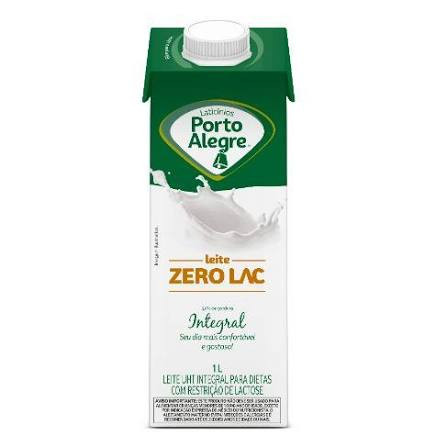 Leite Zero Lactose Integral Porto Alegre 1l