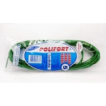 CORDA DE VARAL TRANÇADA 10M Nº5 POLIFORT