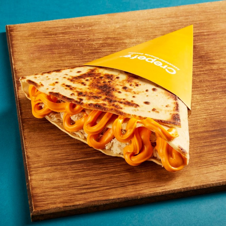 CREPE FRANGO CHEDDAR