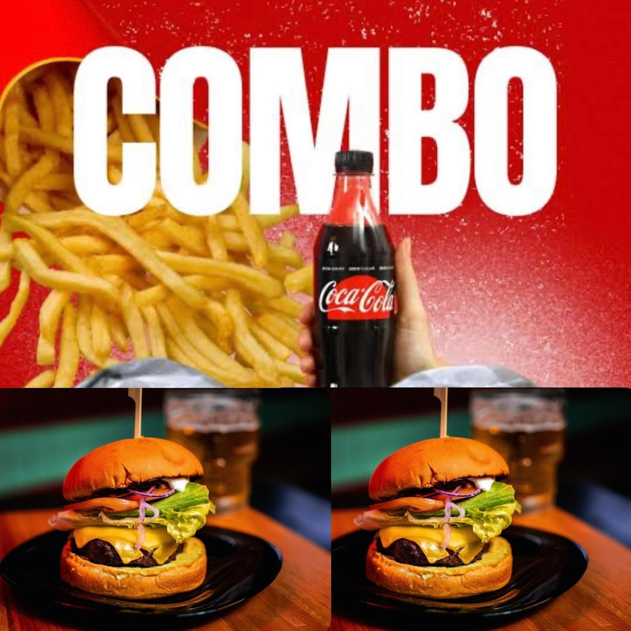 COMBO CASAL BURGUER SALADA 
