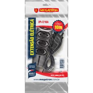 EXTENSAO ELETRICA MEGATRON 10A C/10M