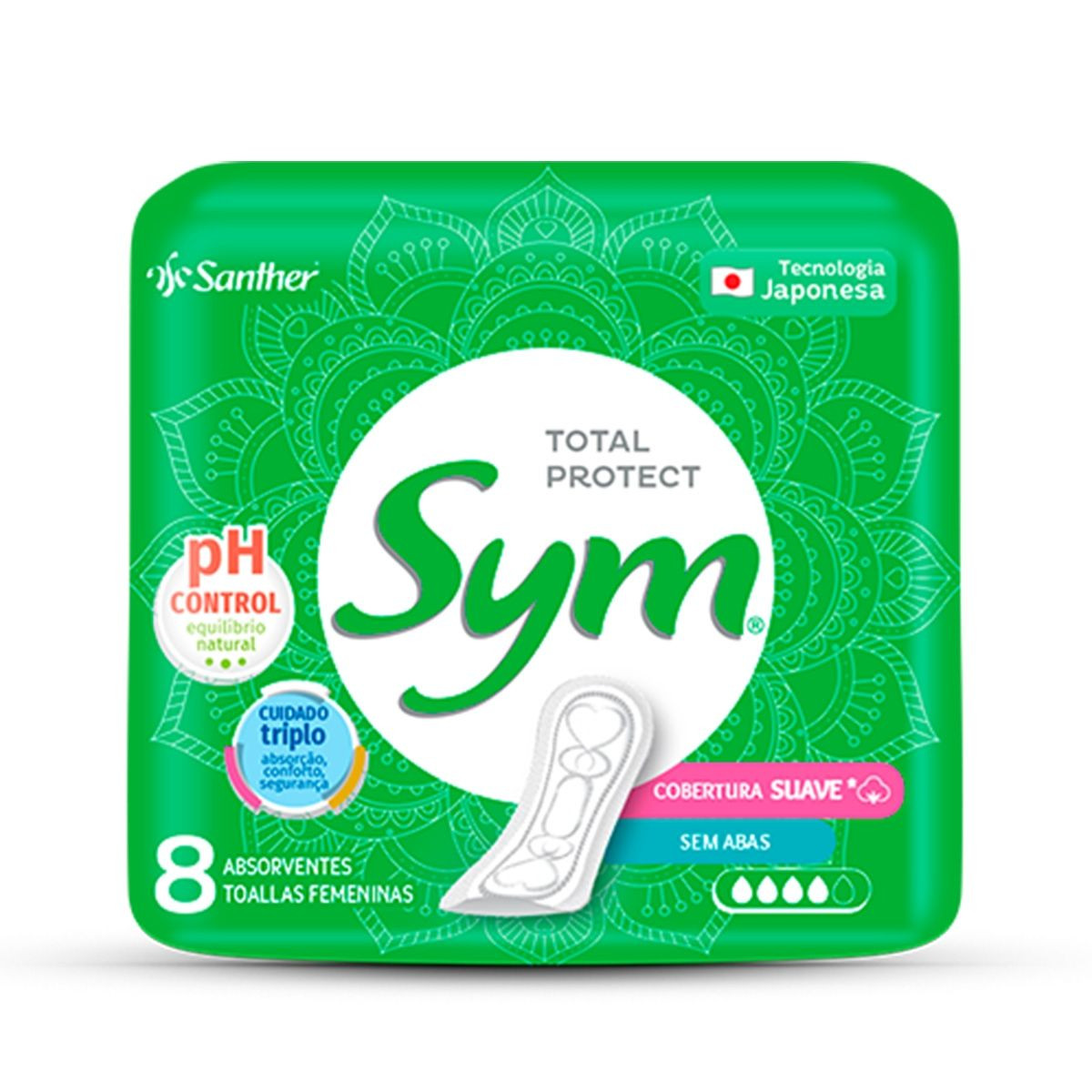 ABS SYM S/ABAS SUAVE VERDE C/8 UN