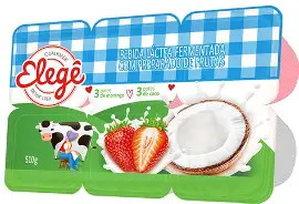 DANONE ELEGE COCO E MORANGO