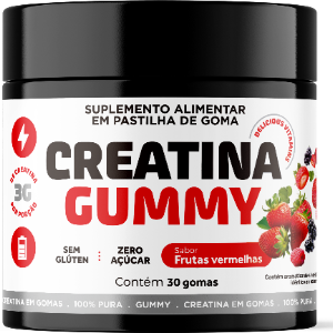 CREATINA GUMMY - FRUTAS VERMELHAS 30 GOMAS