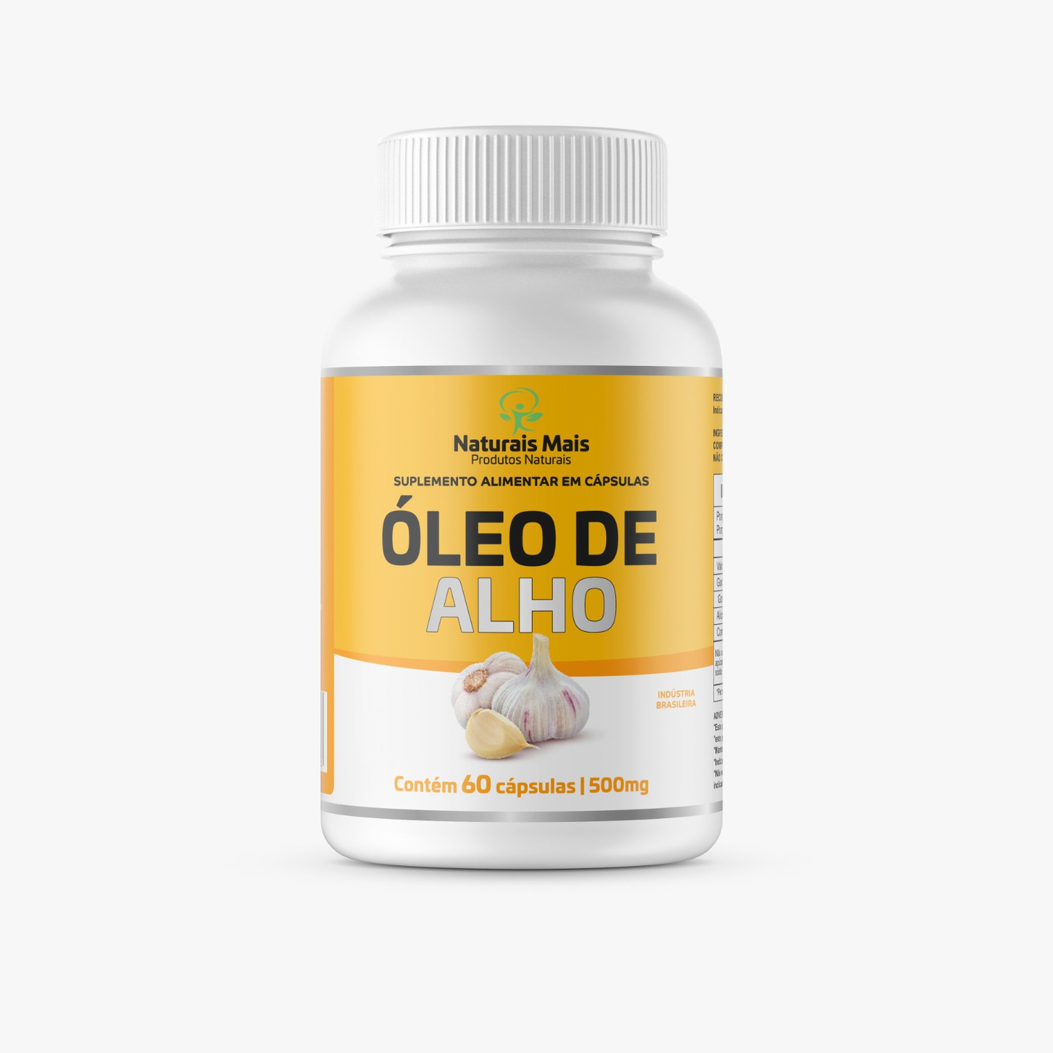 OLEO DE ALHO 60CAP 500MG