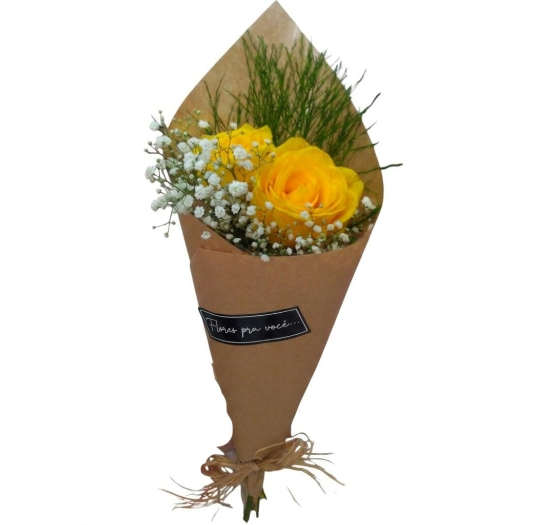 Buquêzinho com 2 rosas
