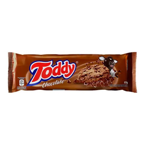Biscoito Toddy Cookies 57g Chocolate