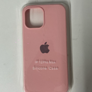 CAPA ROSA IPHONE 12 PRO MAX SILICONE CASE