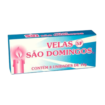 Vela São Domingos n5 caixa c/8