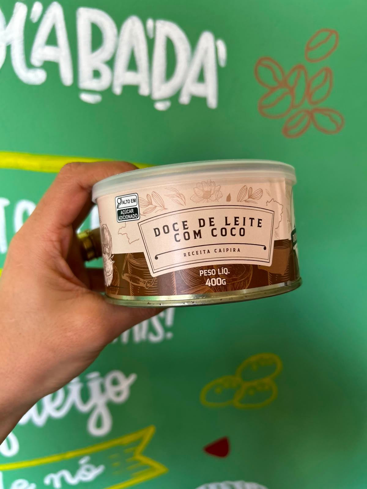 Doce de Leite com Coco na Lata - 400g