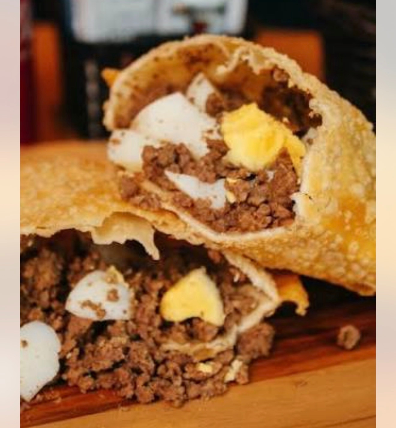 PASTEL CARNE COM OVO