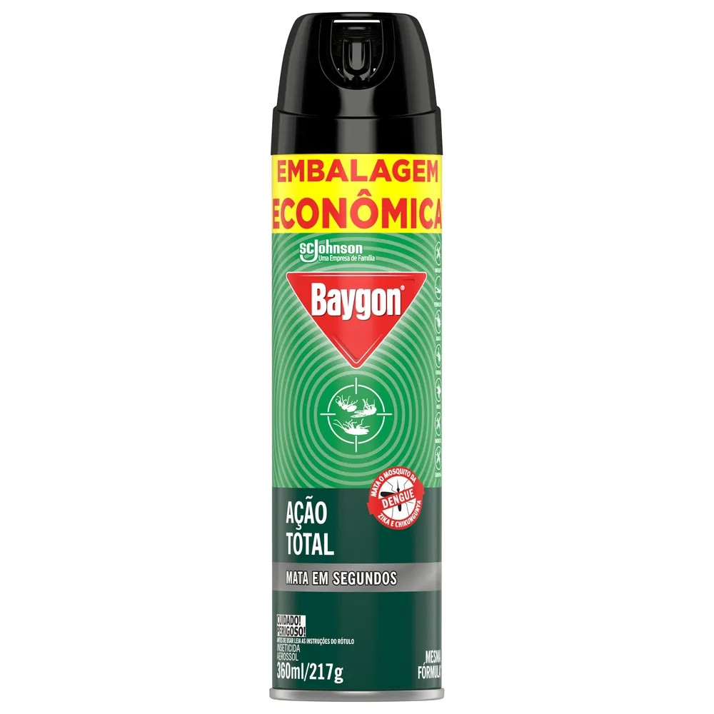 INSETICIDA BAYGON AÇÃO TOTAL 360 ML