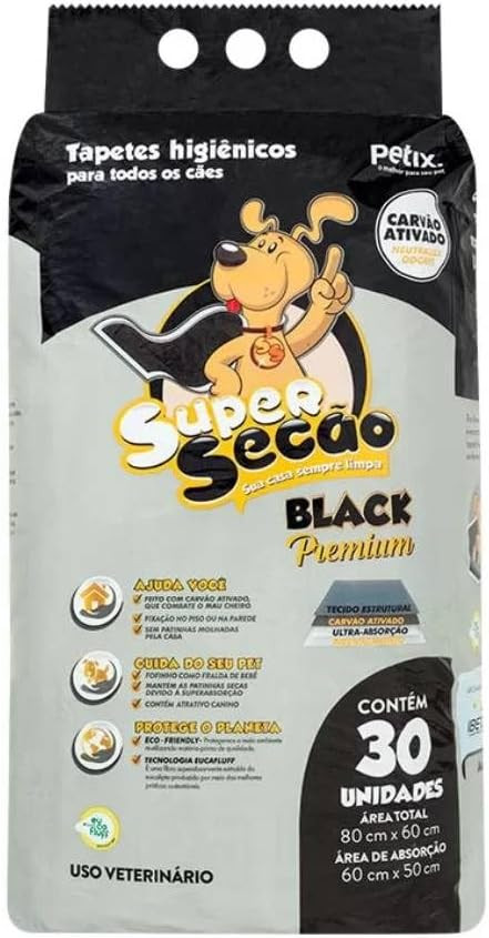 Tapete higiênico Super Secão Black c/30