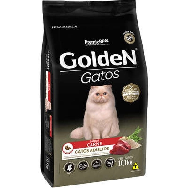 Golden Gatos Adultos Carne 10kg