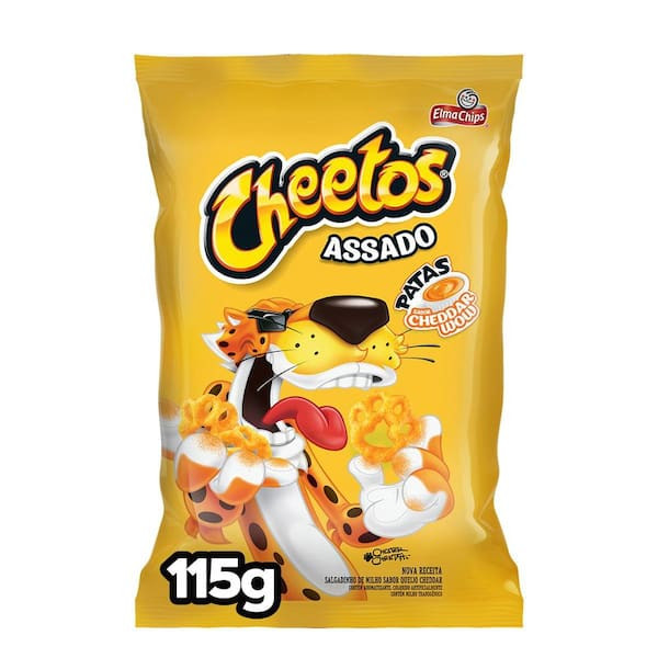 Salgadinho Sabor Cheddar Patas Cheetos 115g