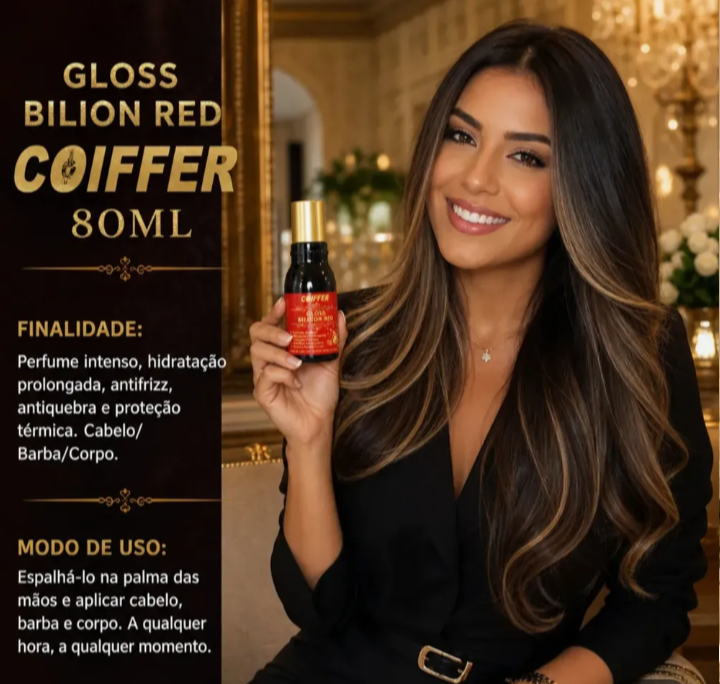 GLOSS BILLION RED COIFFER 80ML