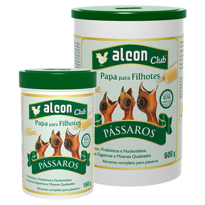 Papa para Pássaros Filhotes Alcon
