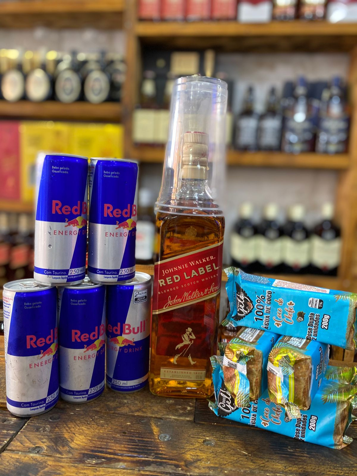 Combo Red 1LT+5 Red Bull+5 Sache 
