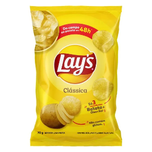 SALGADINHO LAYS CLÁSSICAS 70G