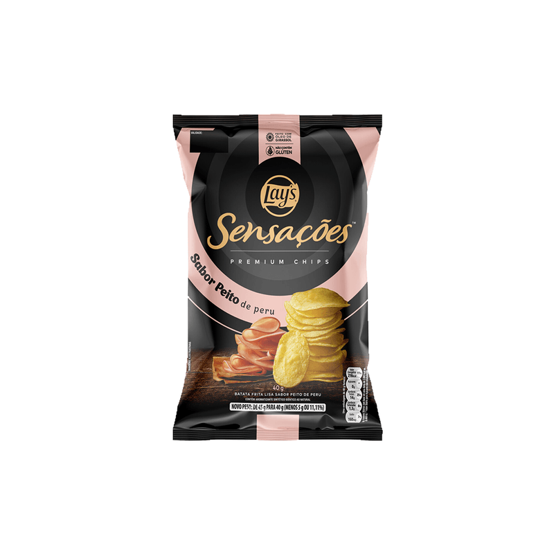 BATATA SENSAÇÕES PEITO DE PERU ELMA CHIPS 40GRS
