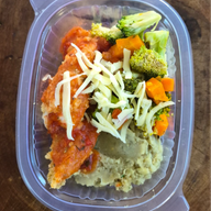 FILÉ DE FRANGO PARMEGIANA LOWCARB 320 GRAMAS Congelado.