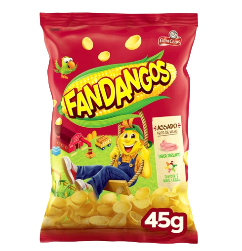 Salgadinho de Milho Fandangos Sabor Presunto Elma Chips 45g