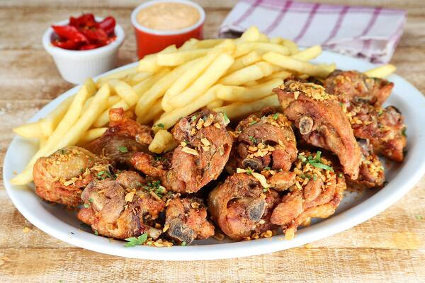 Frango à passarinho