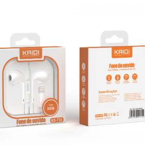 FONE C FIO KAIDI IOS KD-730