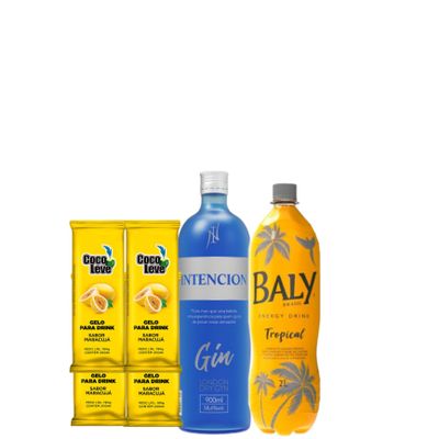 COMBO DE GIN (azul) INTENCION LONDON GIN 