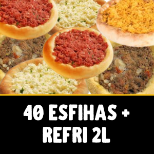 COMBO I - 40 ESFIHAS + REFRI 2L