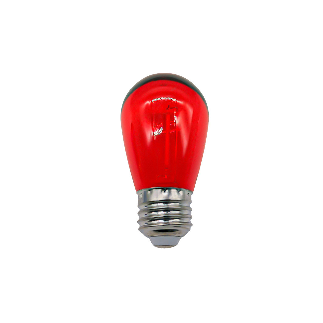 Lâmpada Led Decorativa Vermelha
