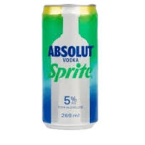 SPRITE ABSOLUT VODKA 269ML