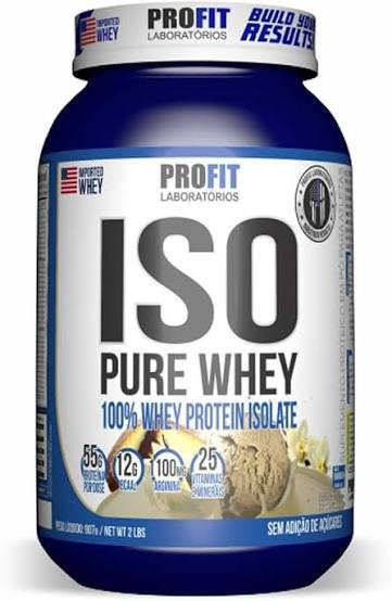 Iso Pure Whey100% Baunilha Pote 907g