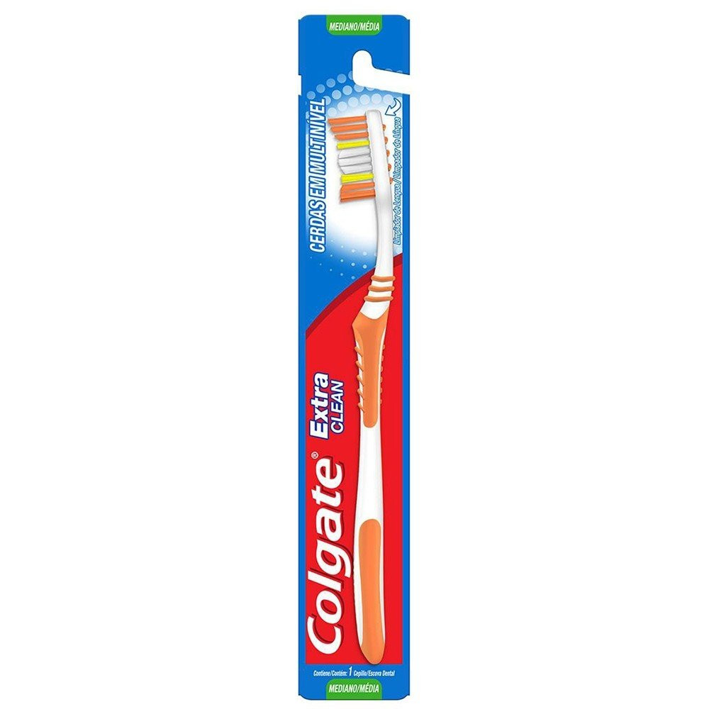 ESCOVA DENTAL COLGATE "MEDIA" EXTRA CLEAN