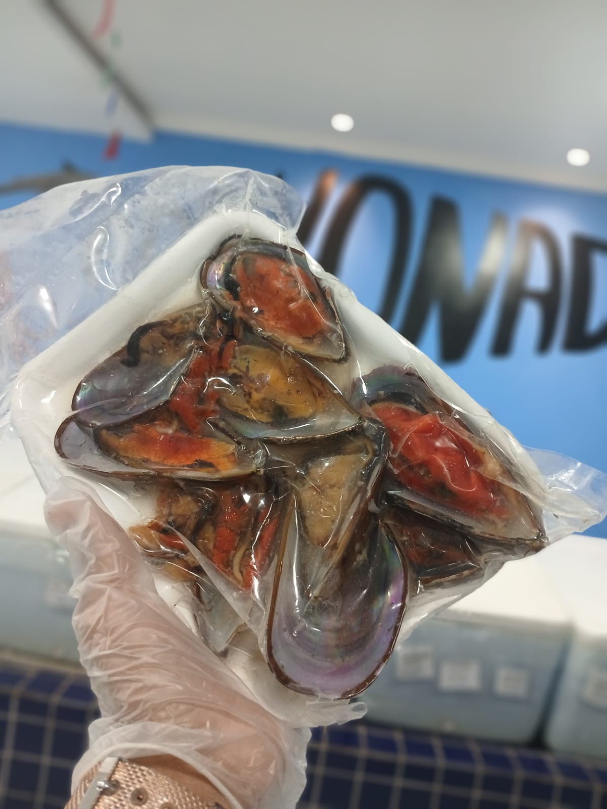 Mexilhão meia concha (500g)