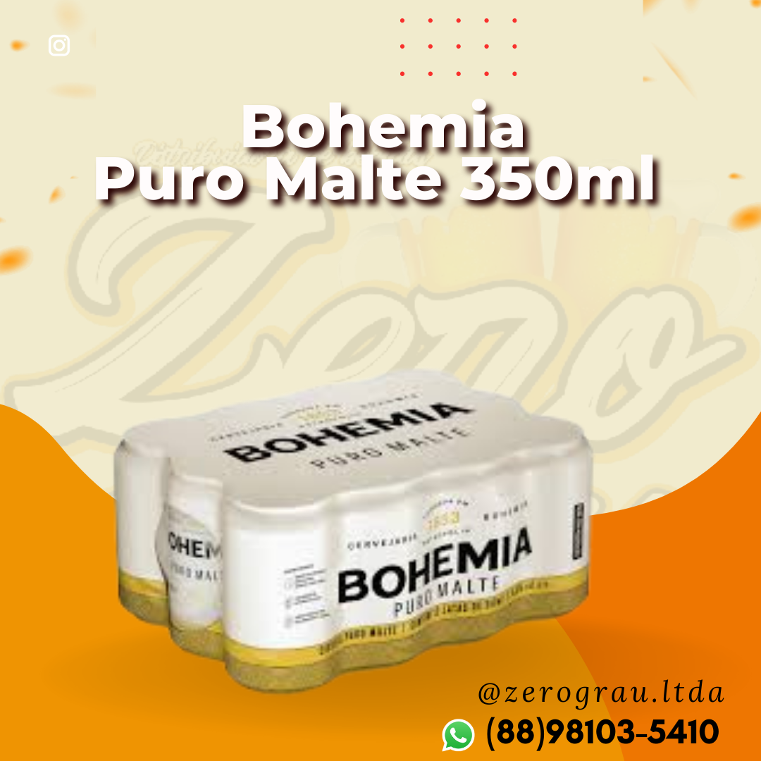 CERVEJA BOHEMIA LATA 350ML