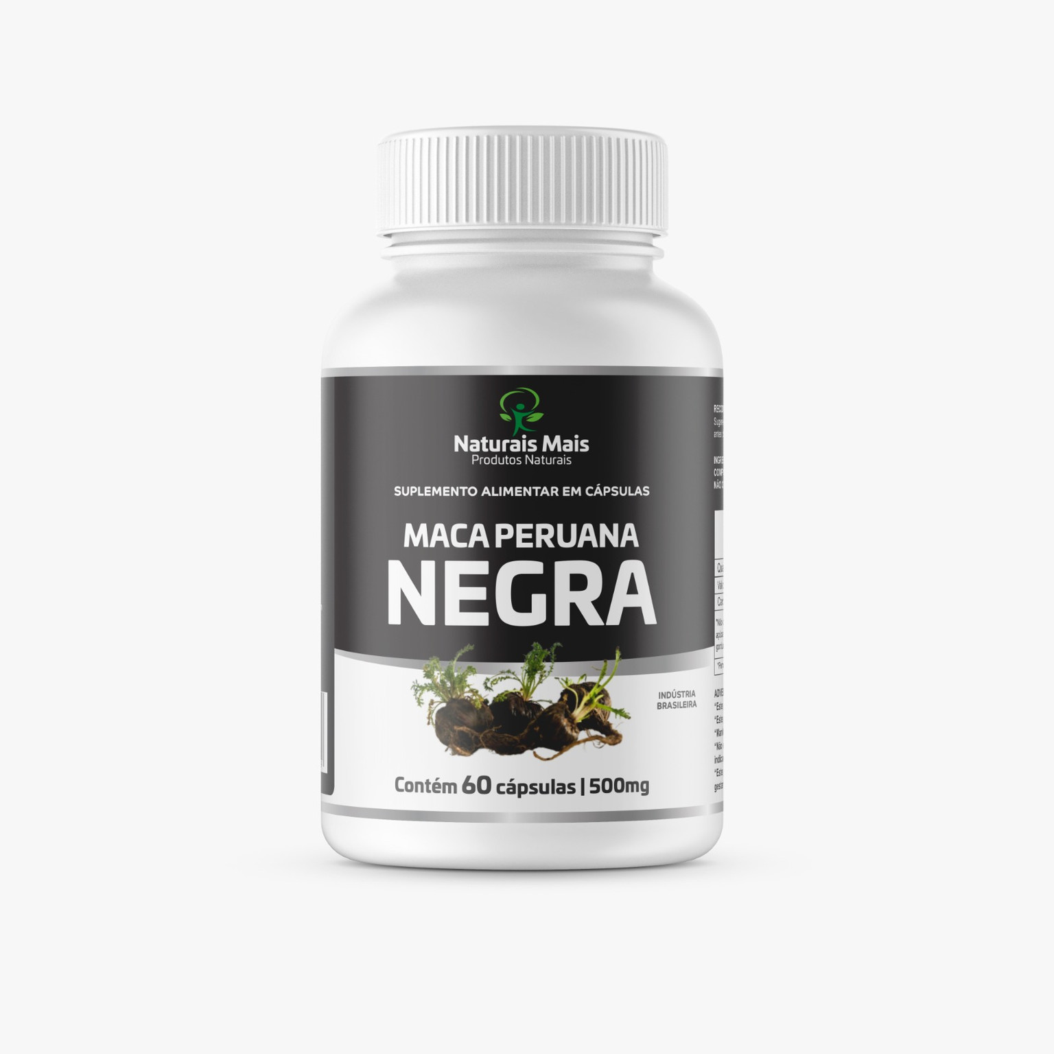 MACA PERUANA NEGRA 60CAP 500MG