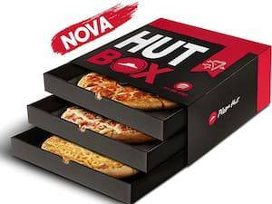 Hutbox com 3 Pizzas Médias (8 fatias)