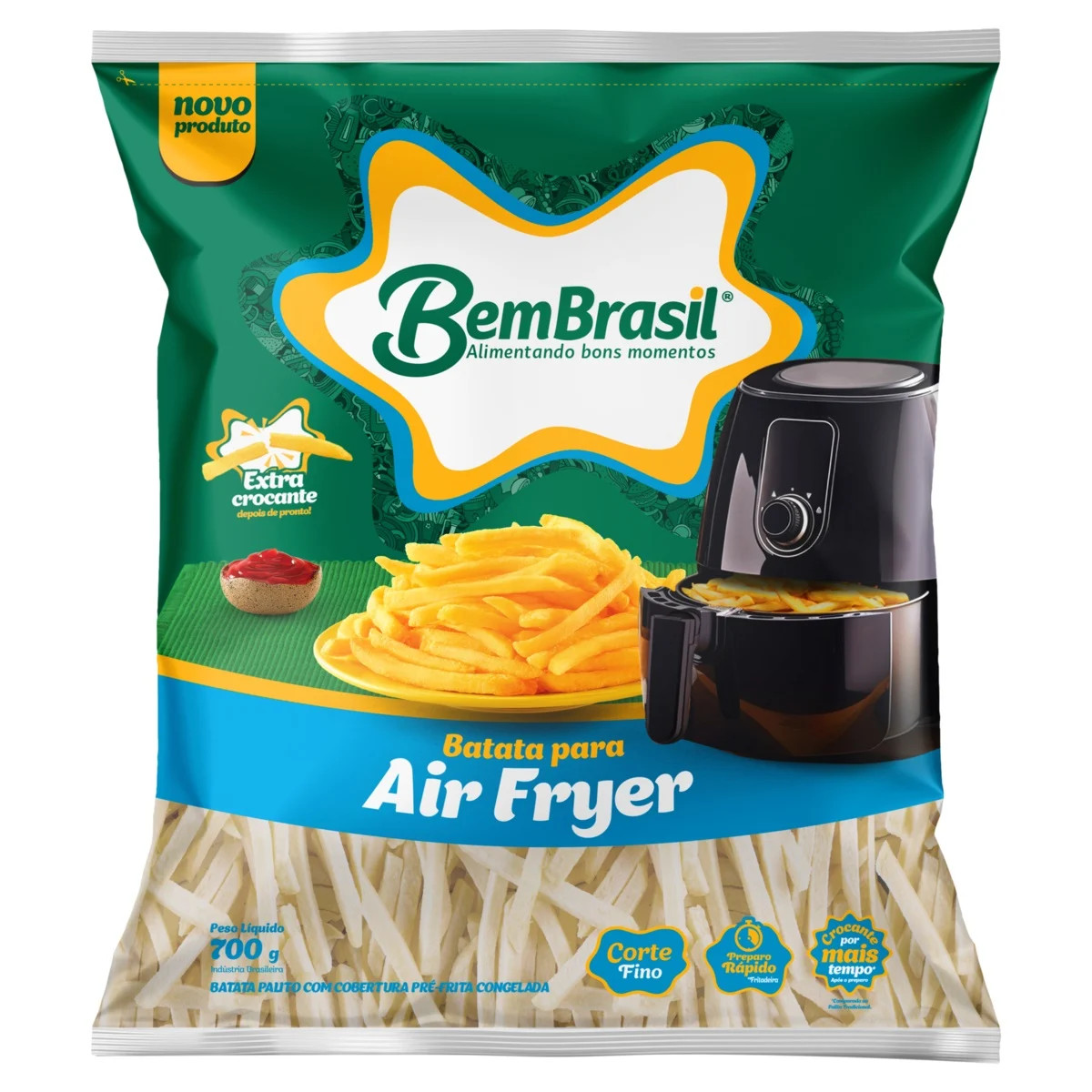 Batata Bem Brasil Air fryer 700g