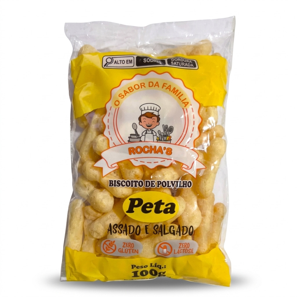 BISC DE POLVILHO ROCHAS PETA 100G