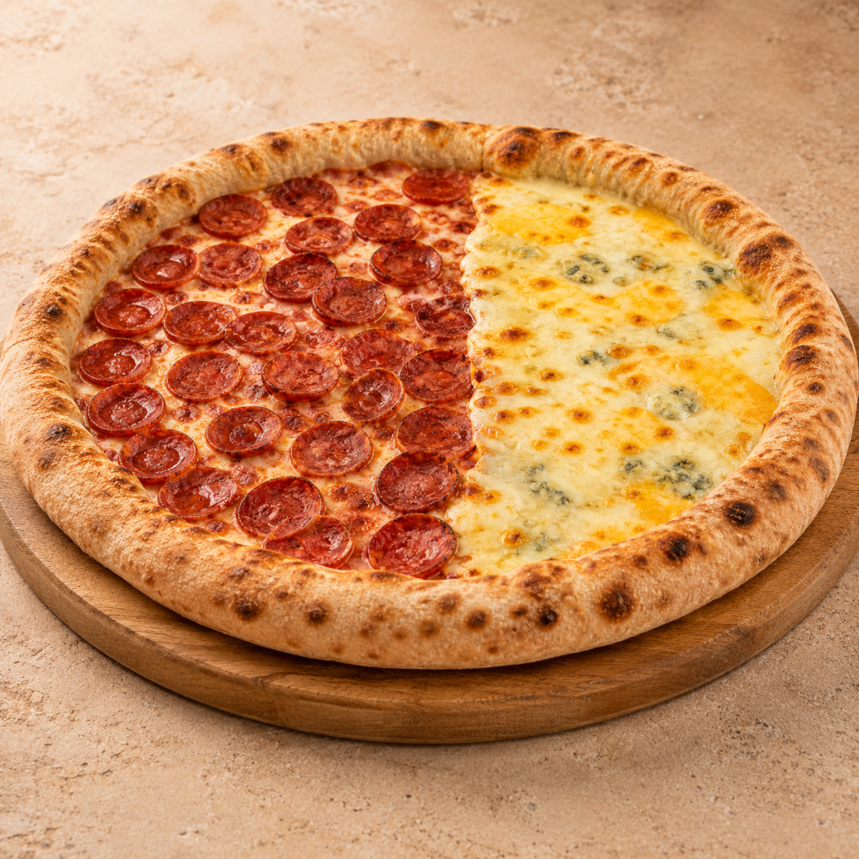 PIZZAS GRANDES - 2 SABORES