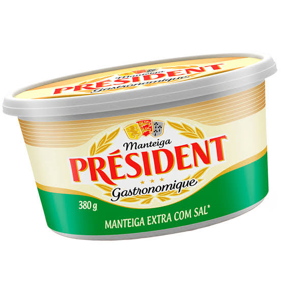 Manteiga President Pote Com Sal 200g