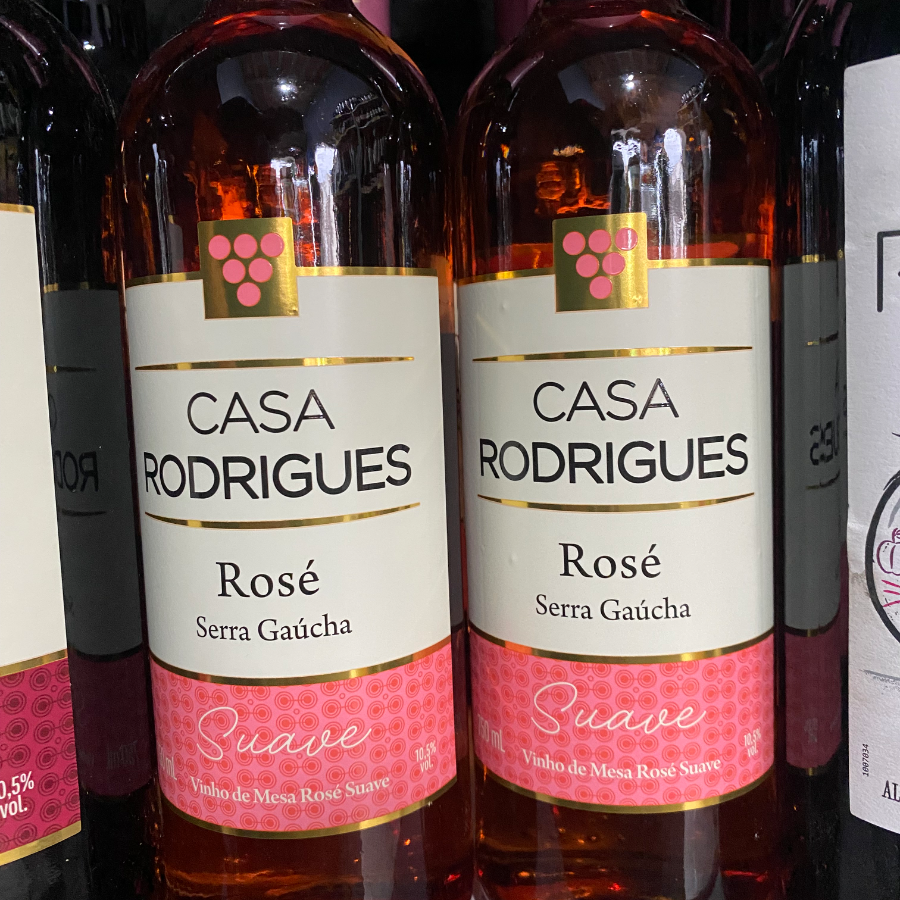 VINHO CASA RODRIGUES ROSE SUAVE 750ML