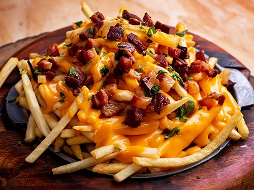Batata cheddar e bacon 500g
