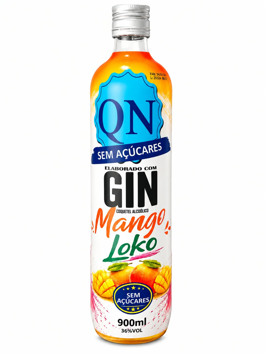 GIN QN MANGO LOKO 970ML