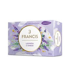 SABONETE FRANCIS LAVANDA E AMBAR CX90G