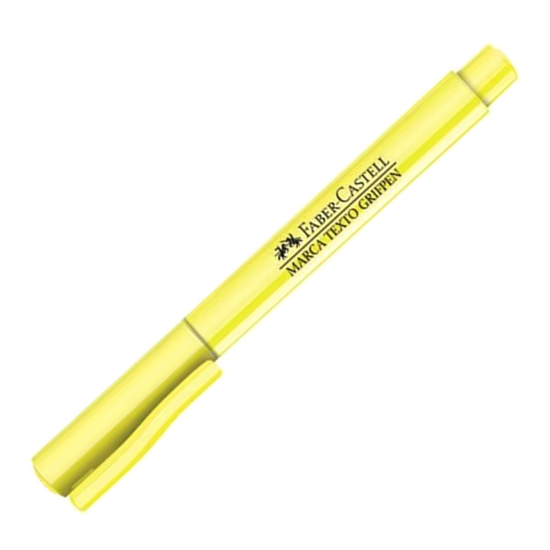 CANETA MARCA TEXTO FABER CASTELL AMARELA**