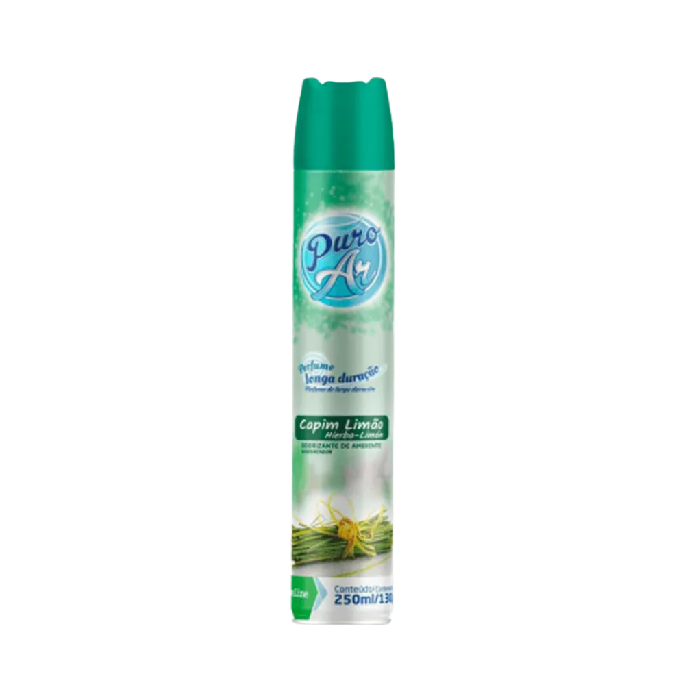 ODORIZADOR AERO PURO AR 250ML CAPIM LIMAO