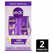 KIT SHAMPOO SEDA 300ML + CONDICIONADOR 190ML LISO PERFEITO 